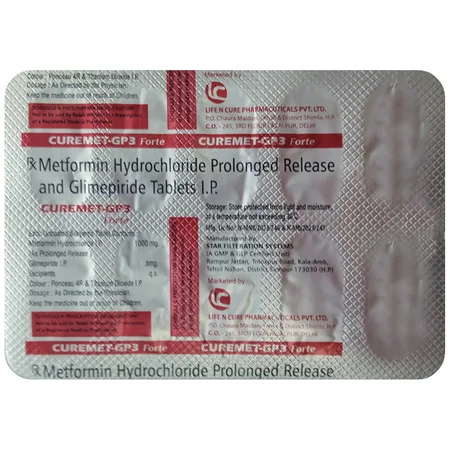 Curemet-GP3 Forte Tablet 10's