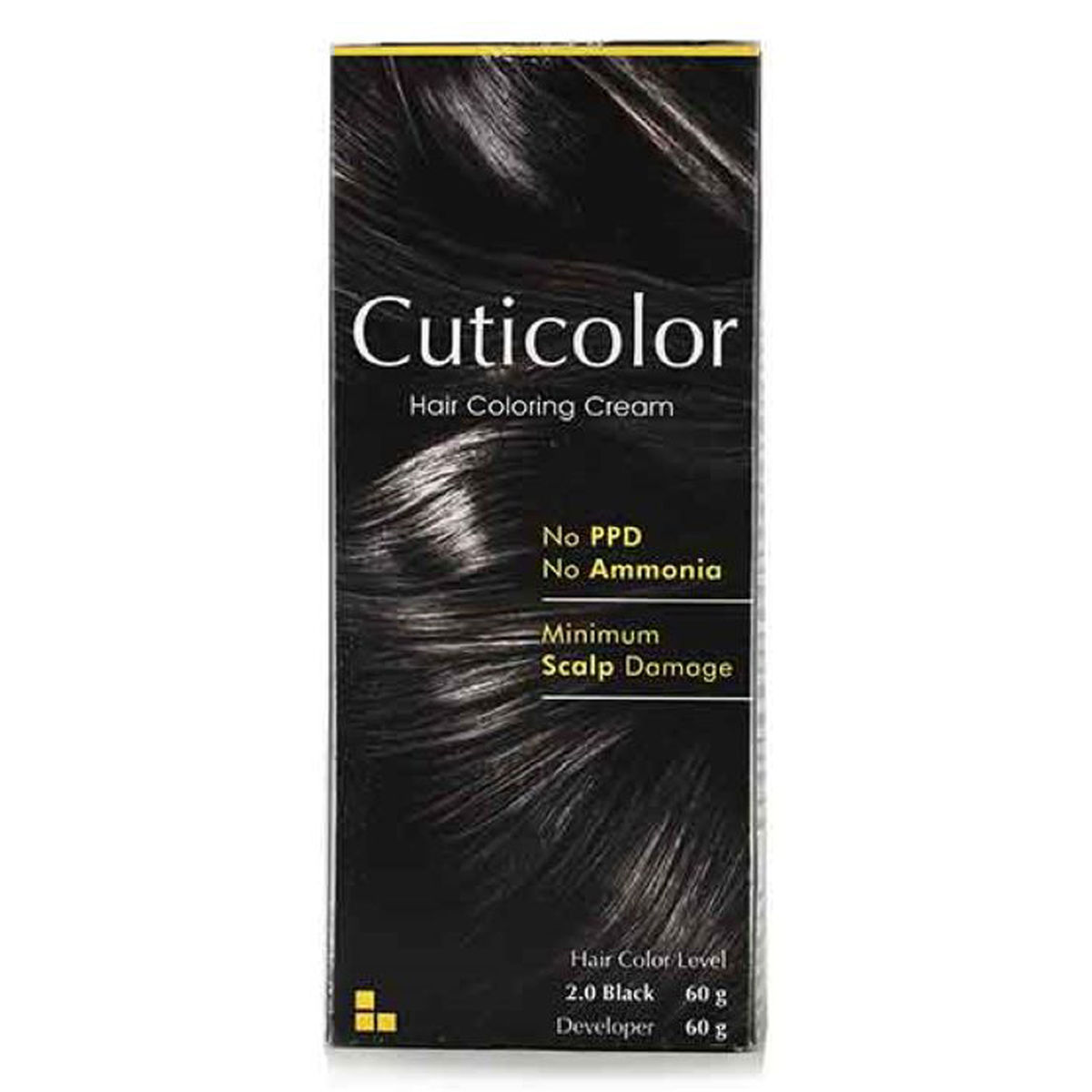 Cuticolor Hair Color Cream (Black) – Skinluv.in