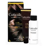 Cuticolor Hair Coloring Dark Brown Hair Color Cream, 1 Kit, Pack of 1