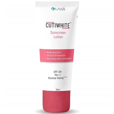 Cutiwhite Spf 30+ Sunscreen Lotion 100 gm, Pack of 1