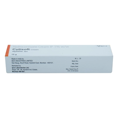 Cutisoft Cream 15 gm | Hydrocortisone, Pack of 1 CREAM