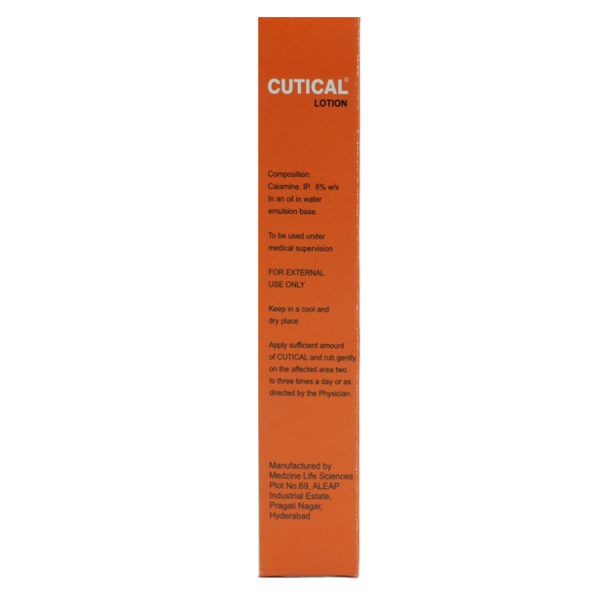 Cutical Lotion 110 ml, Pack of 1 LOTION Cutical Lotion 110 ml, Pack of 1 LOTION