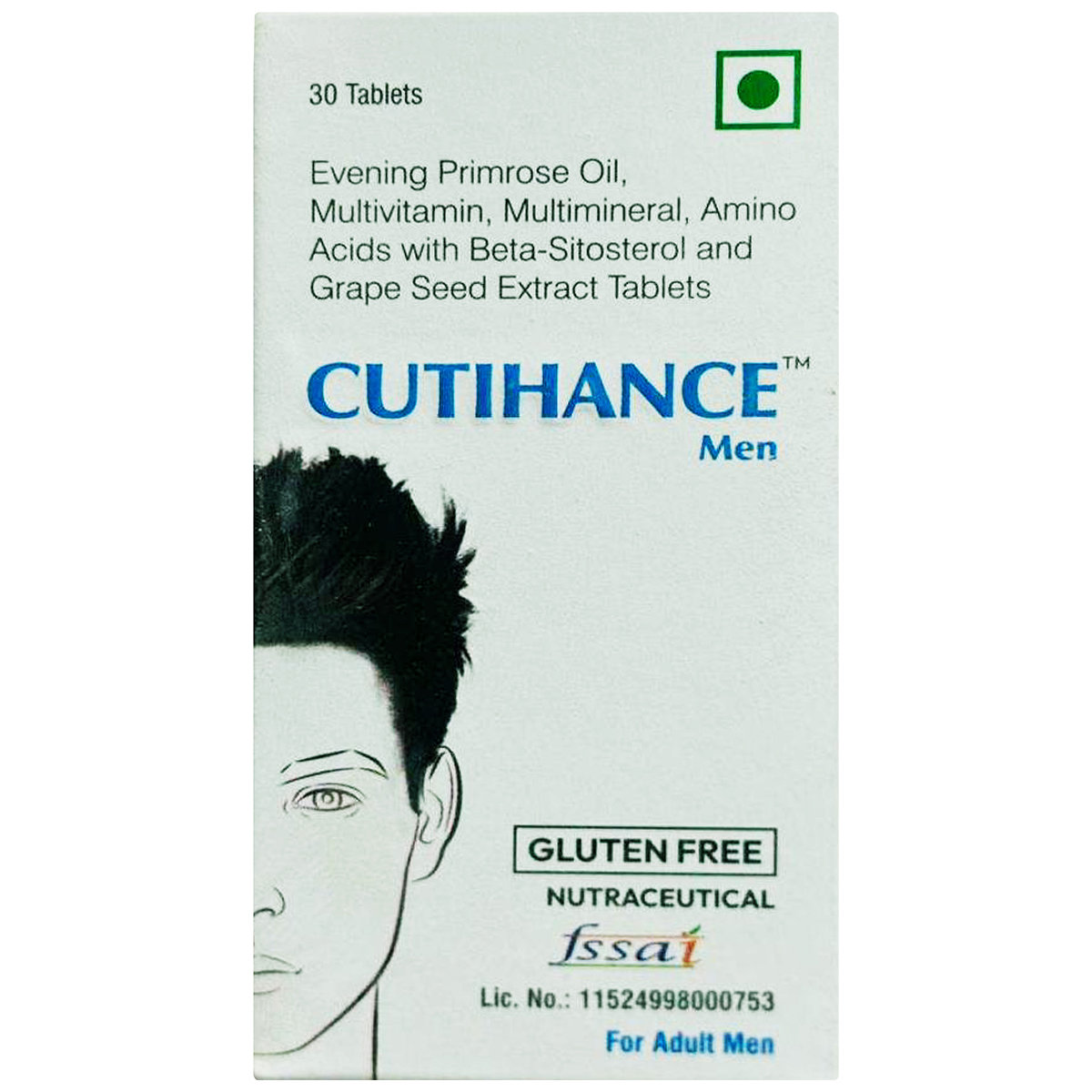 Buy Cutihance Men Adult Tablet 30's | 19 Minutes Delivery | Apollo Pharmacy