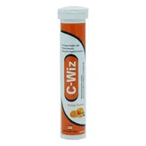 C-Wiz Orange Flav Effervescent Tab 20'S, Pack of 1 TABLET