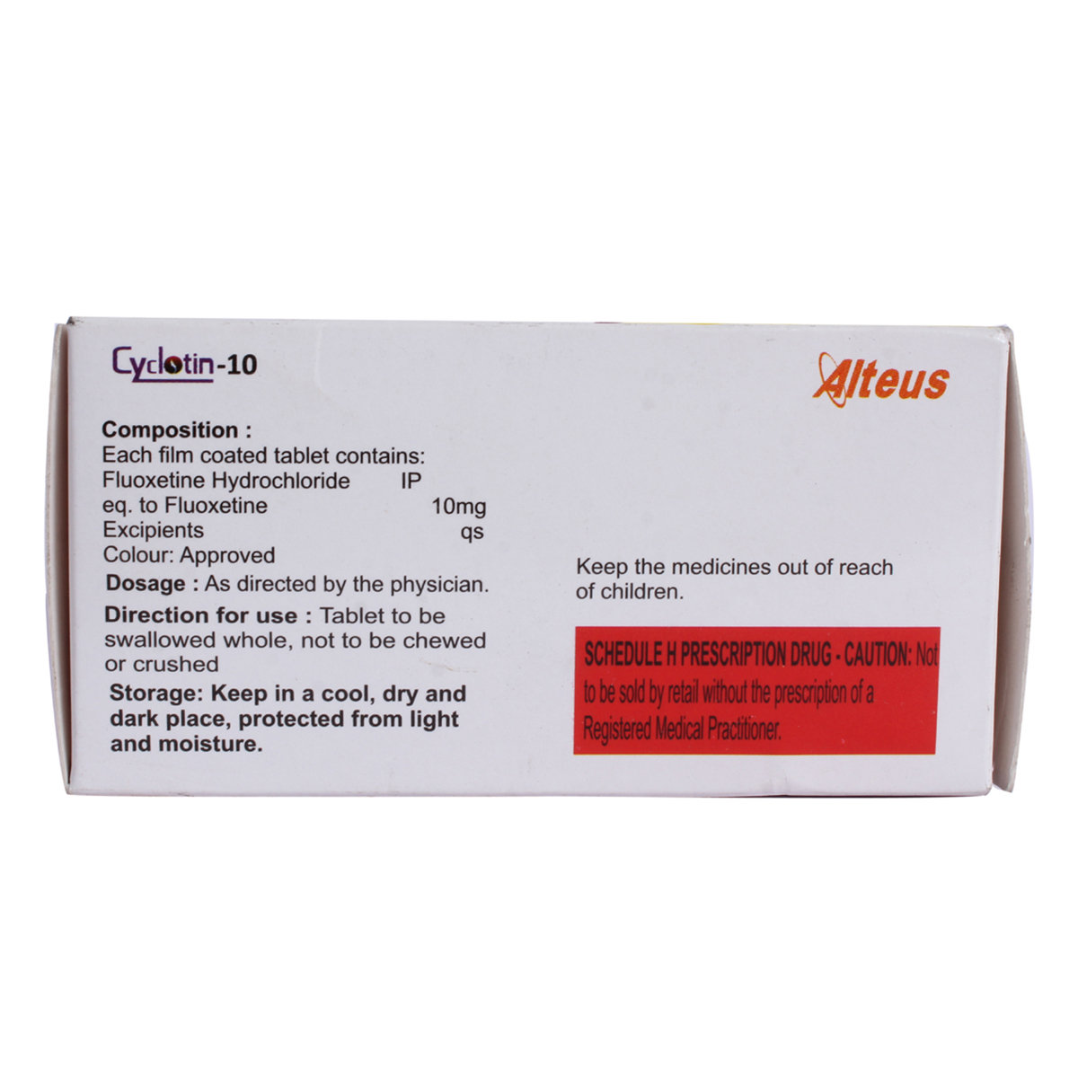 Cyclotin-10 Tablet 15's, Pack of 15 TabletS Cyclotin-10 Tablet 15's, Pack of 15 TabletS