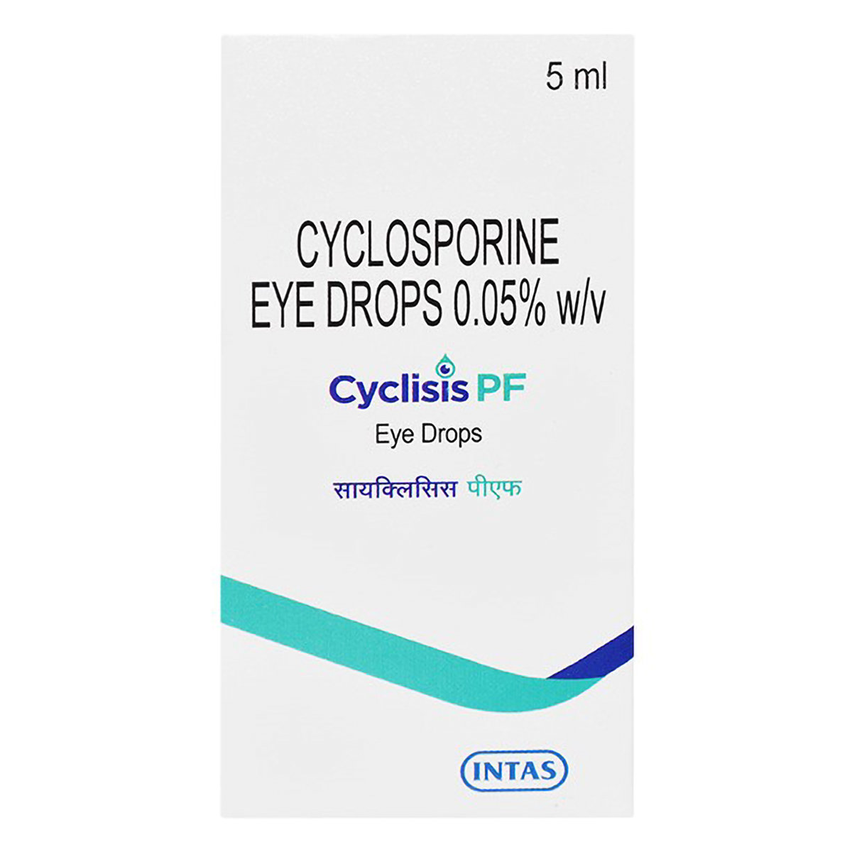 Cyclisis PF 0.05% Eye Drops 5 ml, Pack of 1 Eye Drops Cyclisis PF 0.05% Eye Drops 5 ml, Pack of 1 Eye Drops