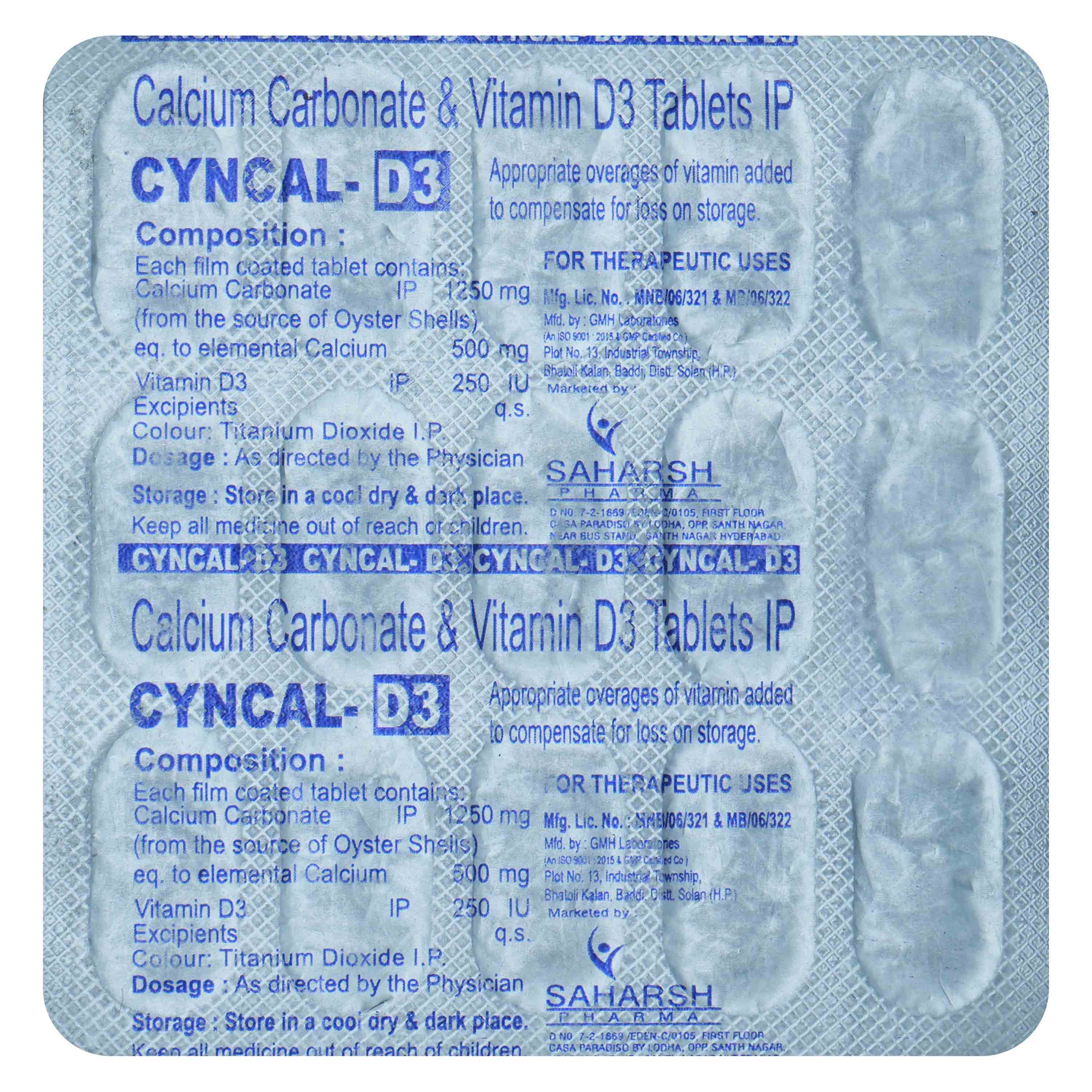 CyncalD3 Tablet Uses, Benefits, Price Apollo Pharmacy