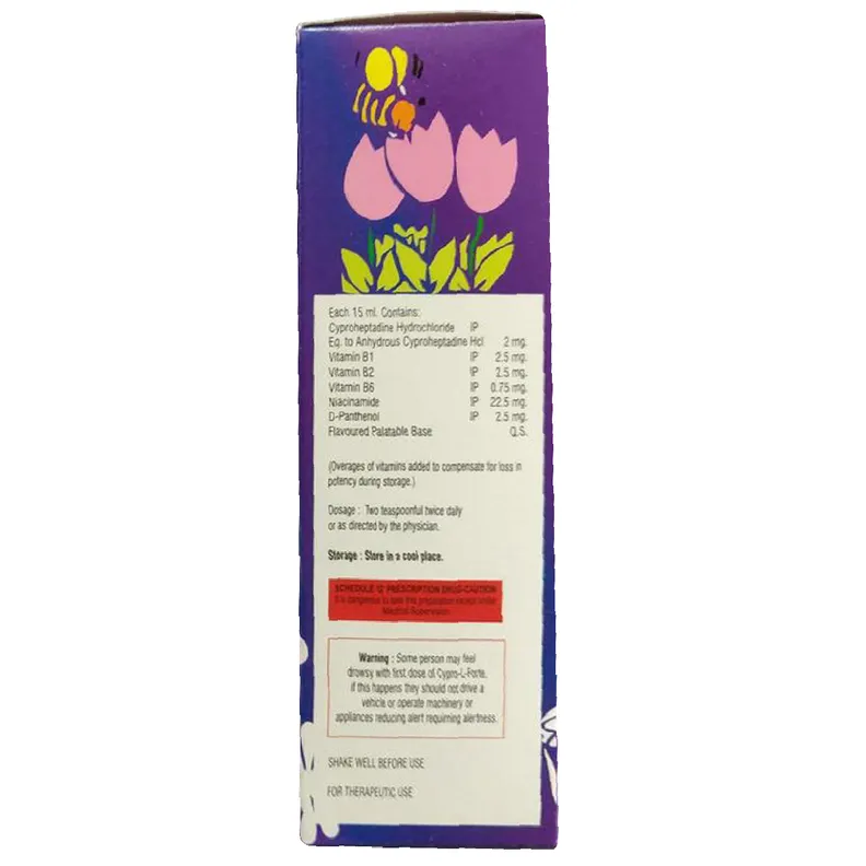 Buy Cypro L Forte Syrup online | Uses, Side Effects, Price and ...