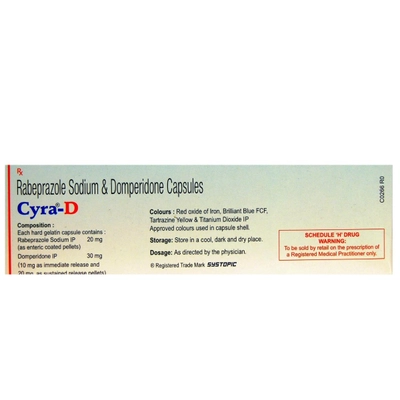 Cyra D Capsule 10's, Pack of 10 CAPSULES