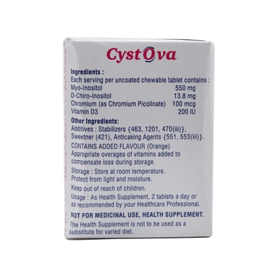 Cystova Tablet 10's, Pack of 10 TabletS