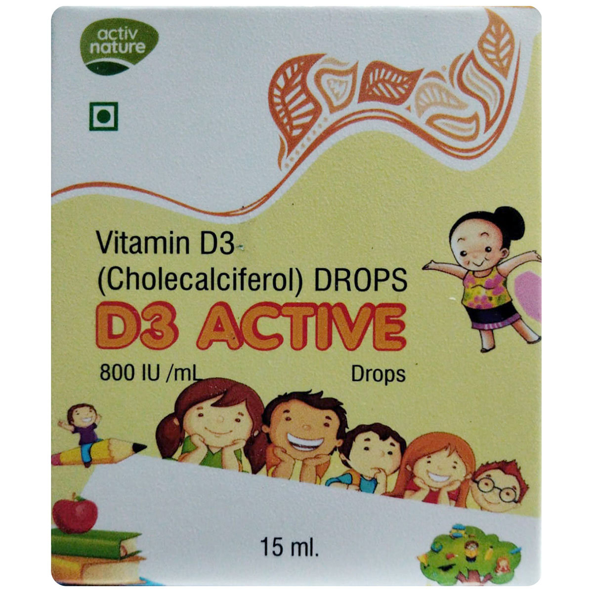 D3 Active Drops 15 ml, Pack of 1 D3 Active Drops 15 ml, Pack of 1