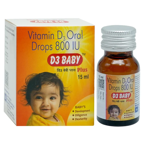 D3 Baby Plus Oral Drops 15 ml