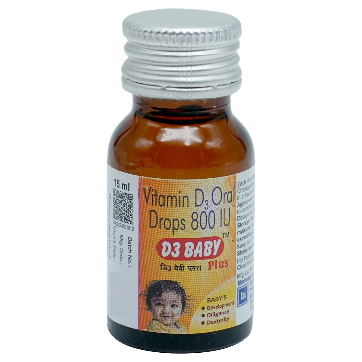 D3 Baby Plus Oral Drops 15 ml, Pack of 1 D3 Baby Plus Oral Drops 15 ml, Pack of 1