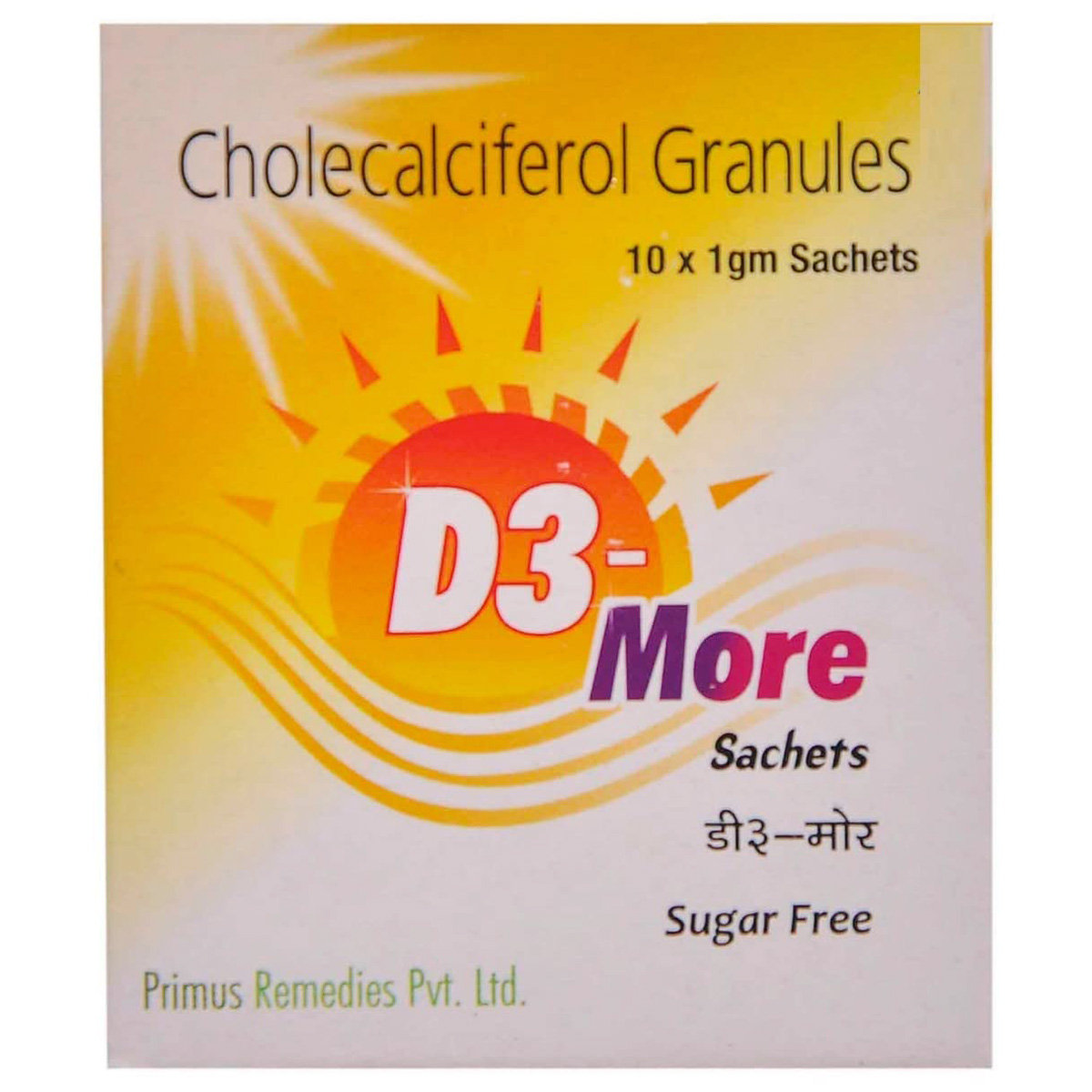 D3-More Sugar Free Sachet 1 gm, Pack of 1 D3-More Sugar Free Sachet 1 gm, Pack of 1