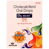 D3 Must Drops 15 ml, Pack of 1 ORAL DROPS