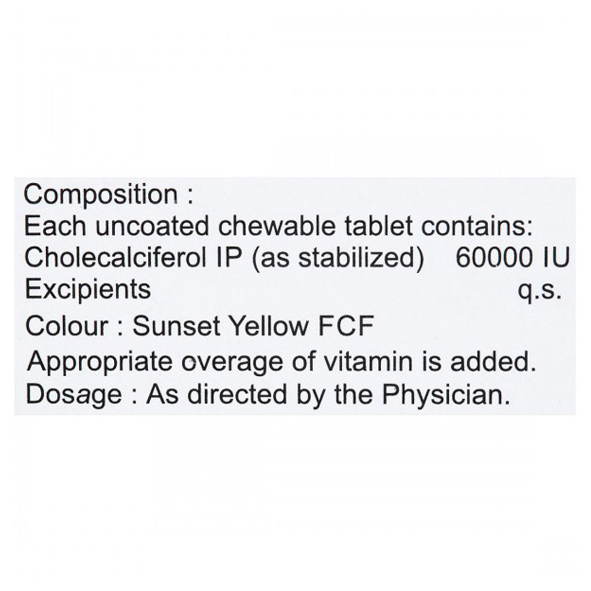 D3 Must 60K Sugar Free Orange Flavour Tablet 8's, Pack of 8 D3 Must 60K Sugar Free Orange Flavour Tablet 8's, Pack of 8