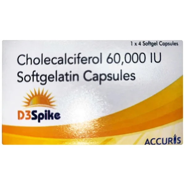 D3Spike Softgel Capsule 4's
