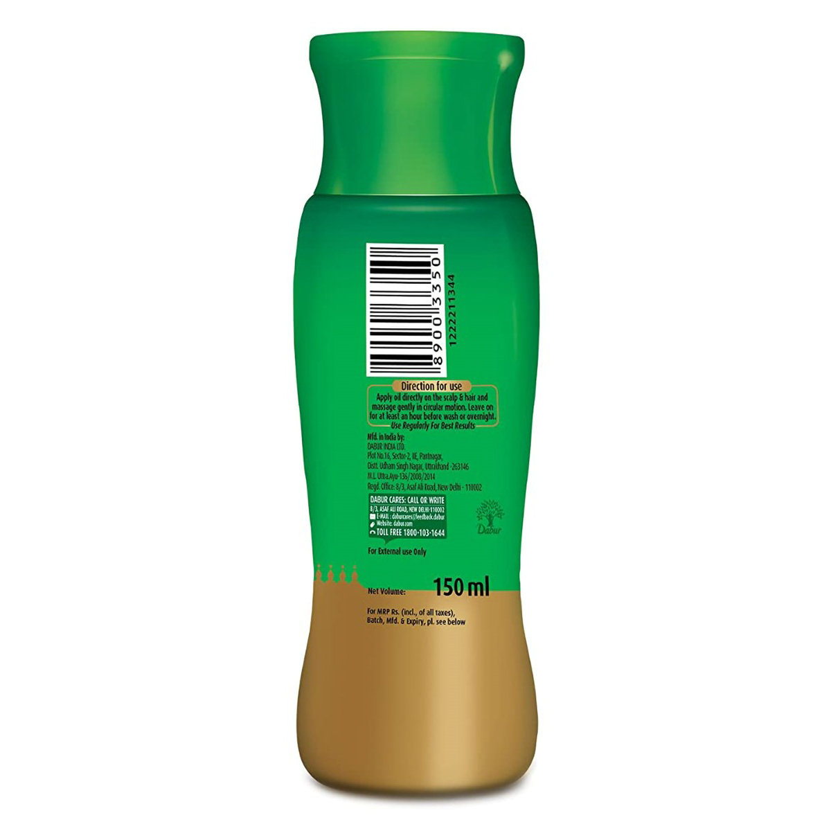 Dabur Vatika Enriched Coconut Hair Oil, 150 ml, Pack of 1 Dabur Vatika Enriched Coconut Hair Oil, 150 ml, Pack of 1