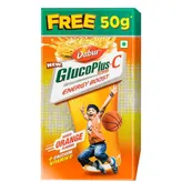 Dabur Glucoplus-C Orange Flavour Powder, 250 gm, Pack of 1