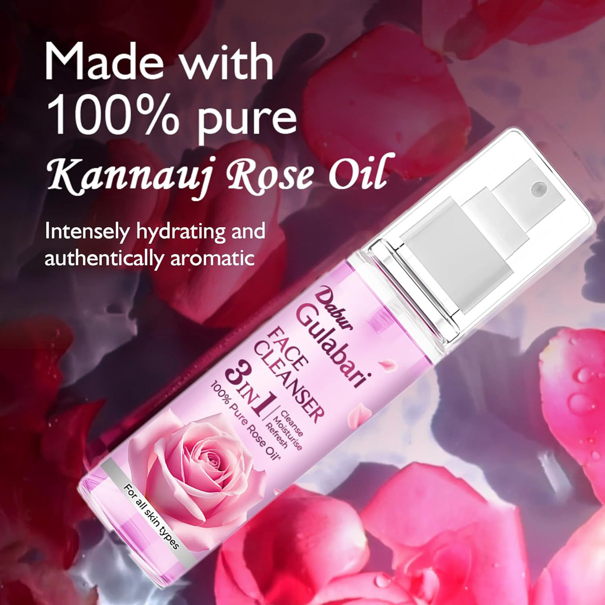 Dabur Gulabari Face Cleanser 100 ml, Pack of 1 Dabur Gulabari Face Cleanser 100 ml, Pack of 1