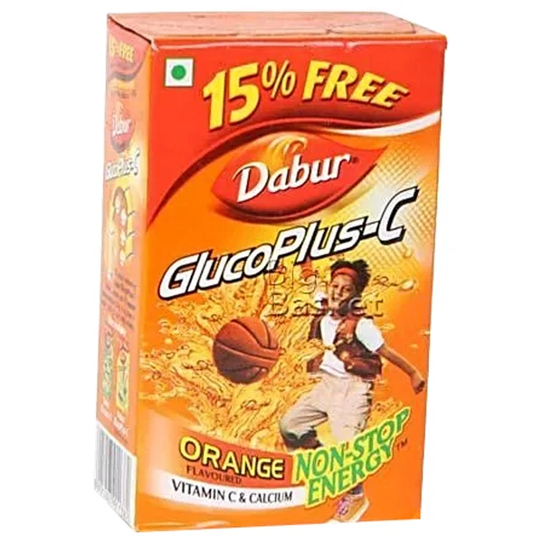 Dabur Glucoplus-C Orange 100 gm, Pack of 1