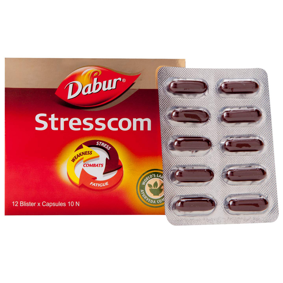 Dabur Ashwagandha, 10 Capsules, Pack of 1 Dabur Ashwagandha, 10 Capsules, Pack of 1