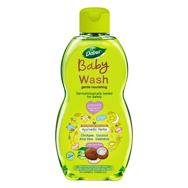 Dabur Gentle Nourishing Baby Wash, 200 ml, Pack of 1