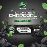 Dabur Herb’l Activated Charcoal Toothpaste, 120 gm, Pack of 1
