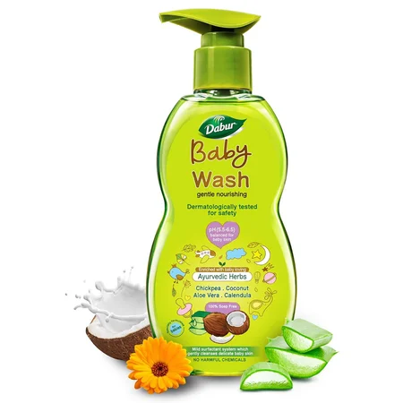 Dabur Gentle Nourishing Baby Wash, 500 ml