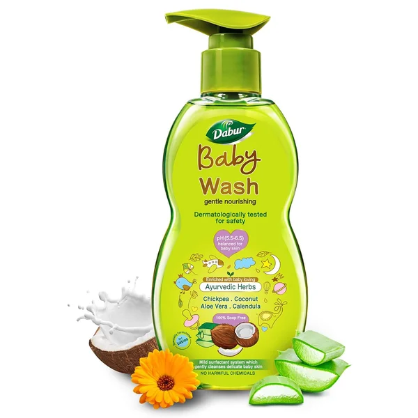 Dabur Gentle Nourishing Baby Wash, 500 ml, Pack of 1