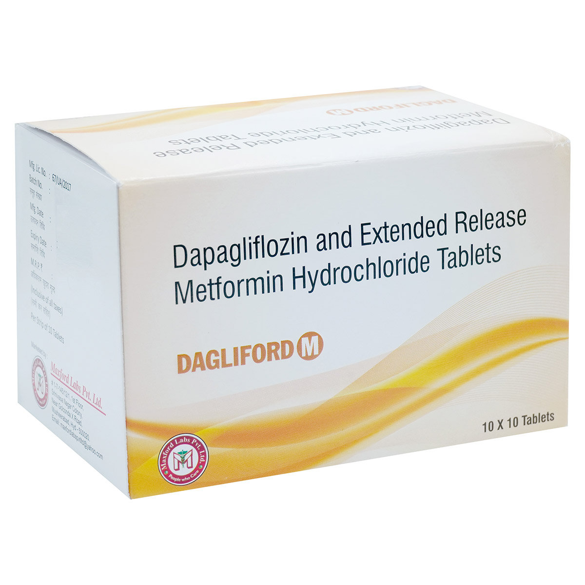 Dagliford M Tablet 10's, Pack of 10 TABLETS Dagliford M Tablet 10's, Pack of 10 TABLETS