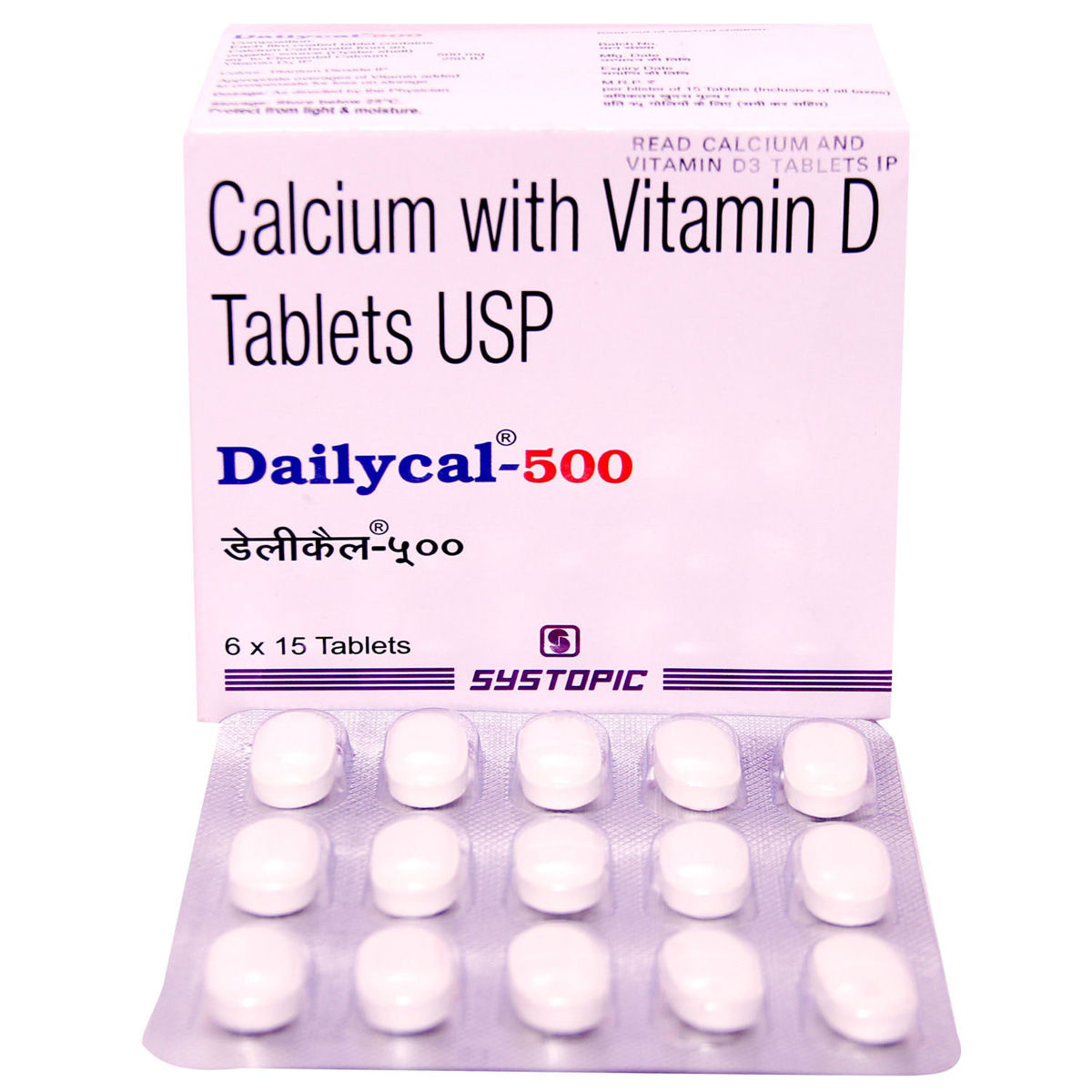 Buy Dailycal-500 Tablet 15's Online
