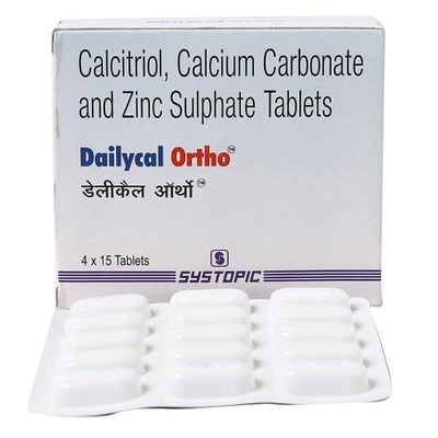 Dailycal Ortho Tablet 15's, Pack of 15 TABLETS