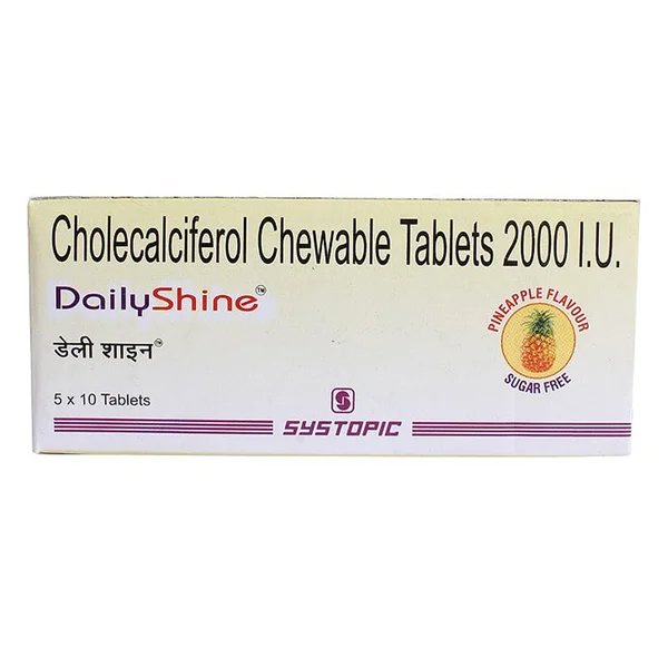 DailyShine 2000 IU Tablet 10's