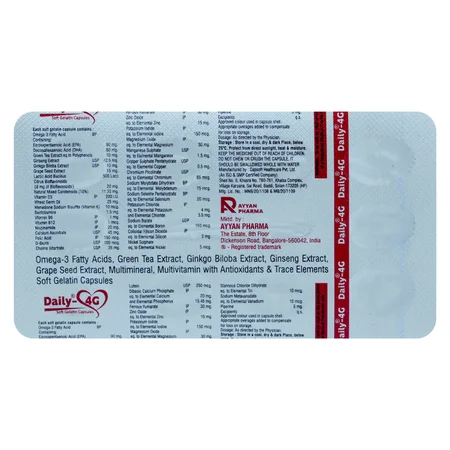 Daily-4G Softgel Capsule 10's
