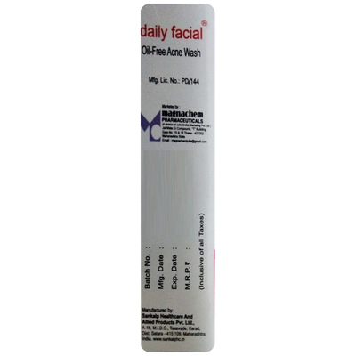 Daily Facial Acne Wash 50 ml, Pack of 1 FACEWASH