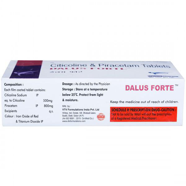 Dalus Forte Tablet 10's, Pack of 10 TabletS Dalus Forte Tablet 10's, Pack of 10 TabletS