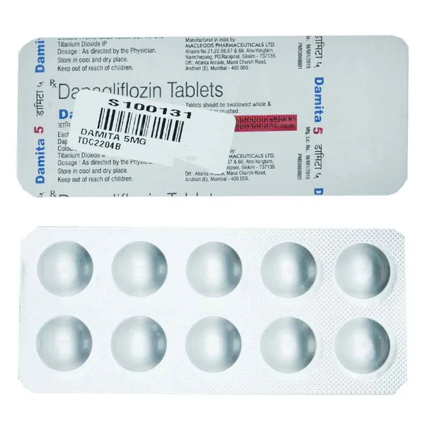 Damita 5 mg Tablet 10's