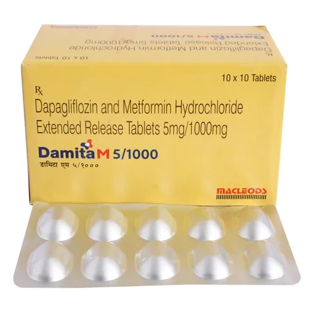 Damita M 5/1000 Tablet 10's