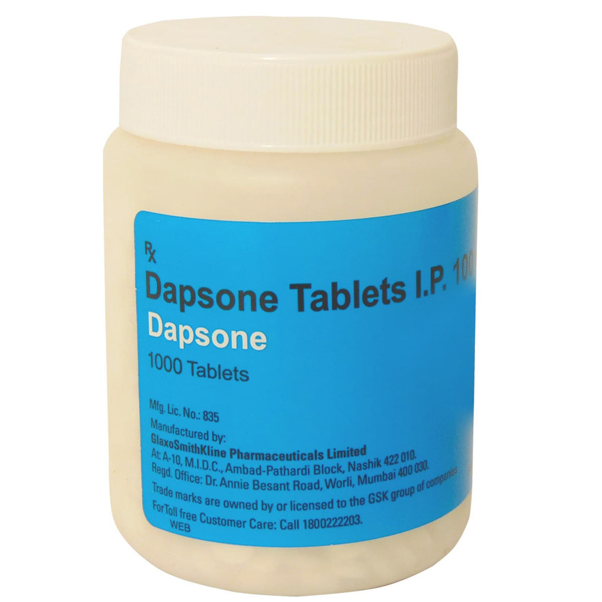 Buy Dapsone Tablet 1000's Online