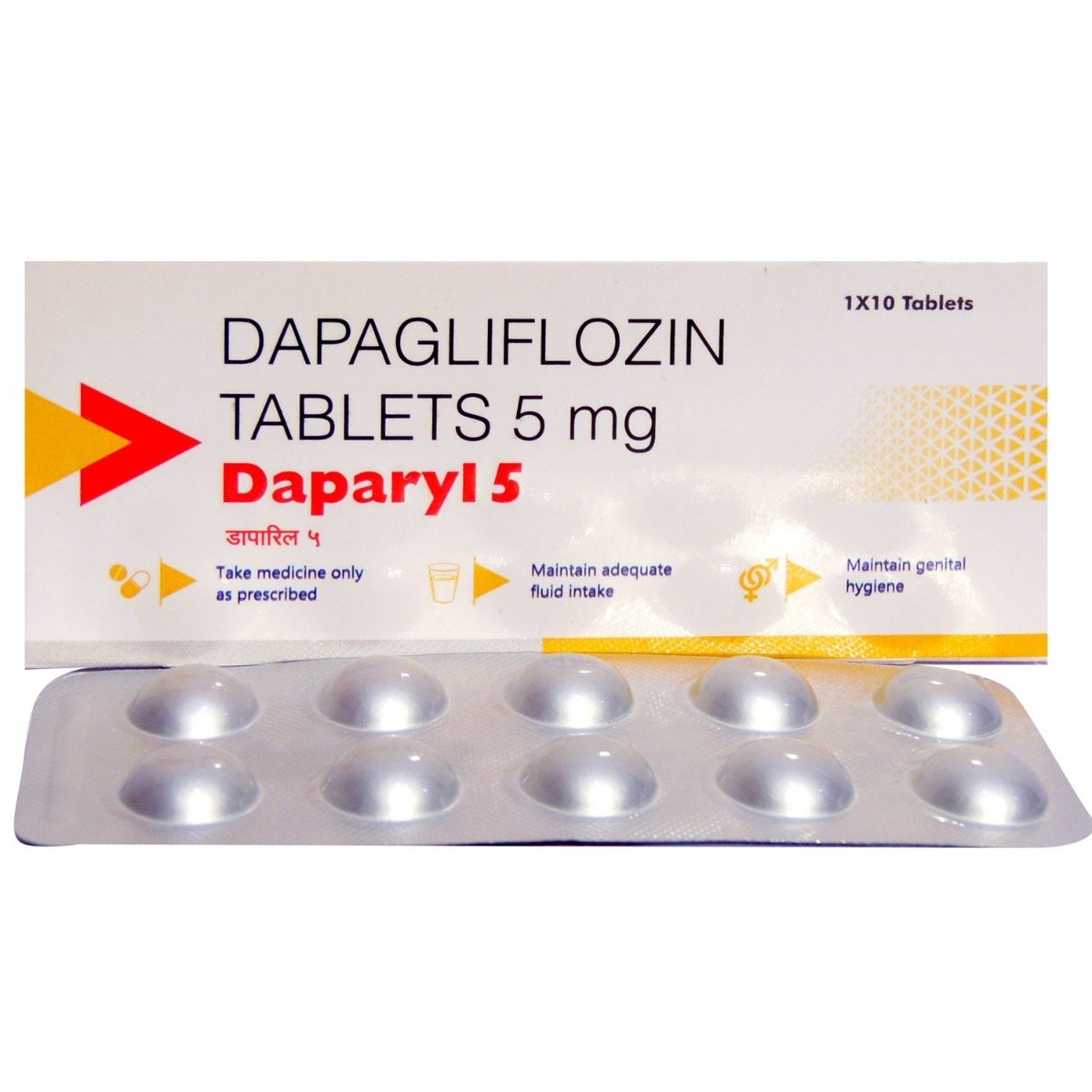 Daparyl 5 mg Tablet 10's, Pack of 10 TABLETS Daparyl 5 mg Tablet 10's, Pack of 10 TABLETS