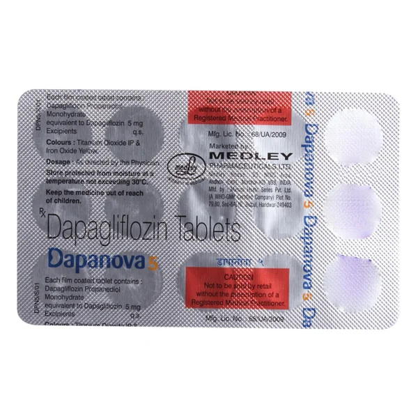 Dapanova 5 Tablet 15's