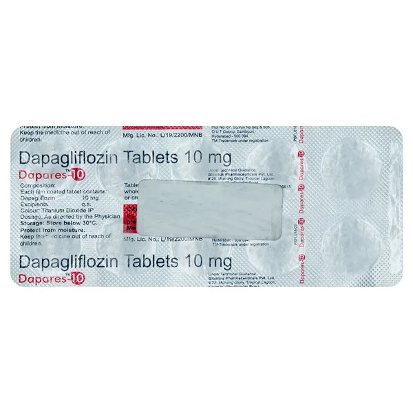 Dapares-10 Tablet 10's, Pack of 10 TABLETS