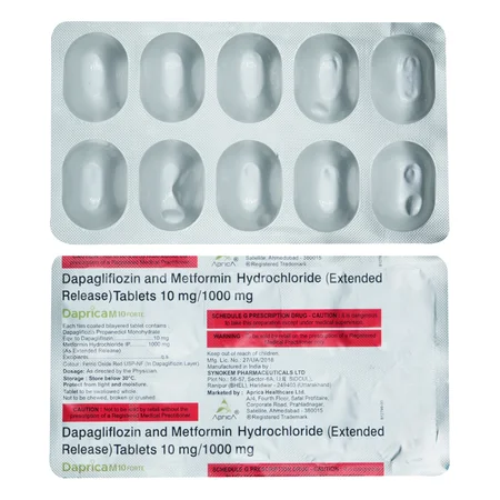 Daprica M 10 Forte Tablet 10's