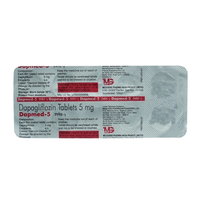 Dapmed-5 Tablet 10's, Pack of 10 TABLETS