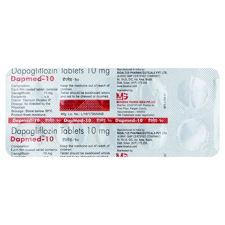 Dapmed-10 Tablet 10's
