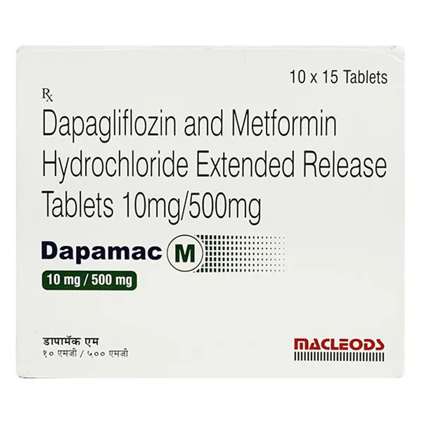 Dapamac M 10 mg/500 mg Tablet 10's