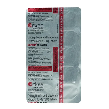 Dapark M 10 mg/500 mg Tablet 10's