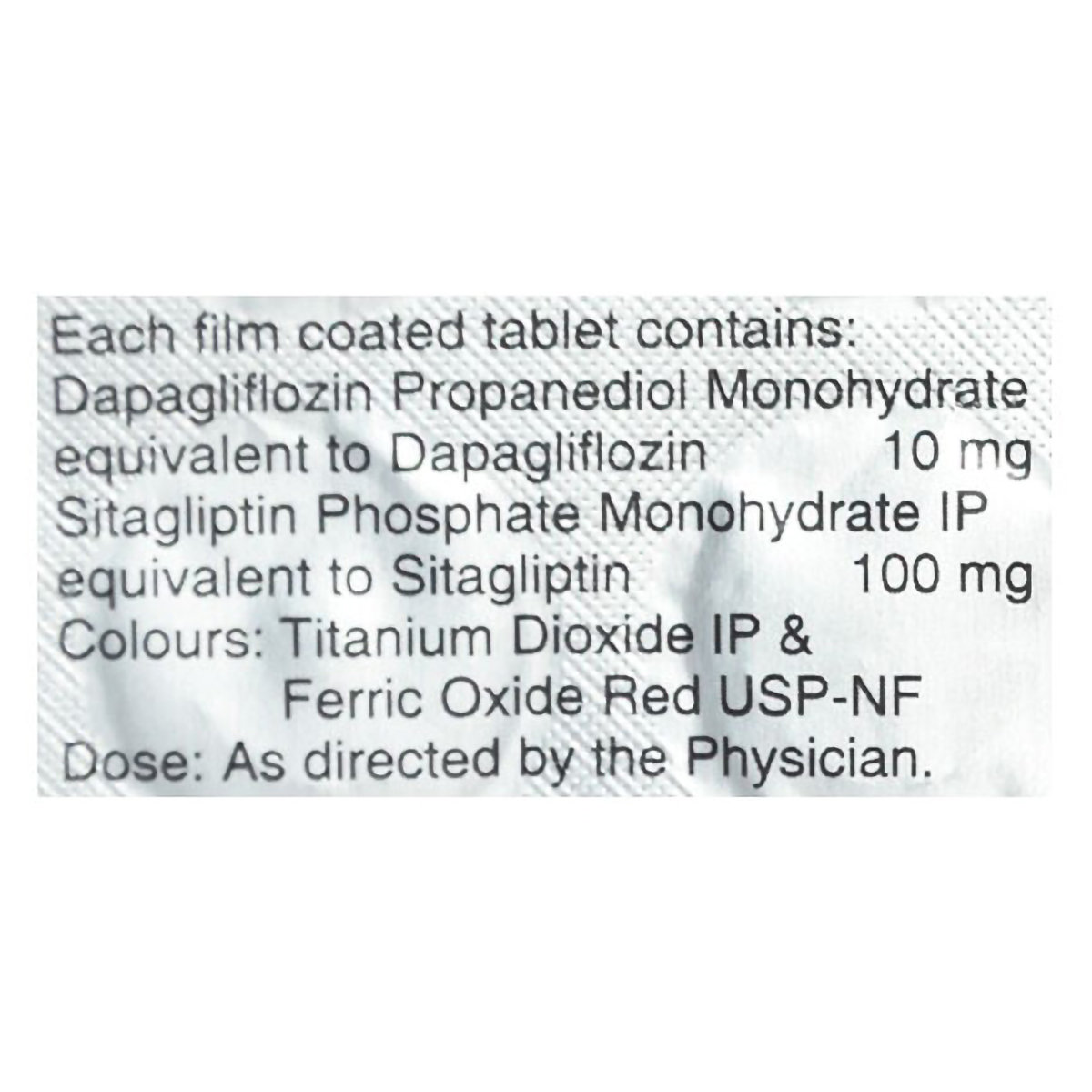 Dapavel-S 10 mg/100 mg Tablet 10's, Pack of 10 Dapavel-S 10 mg/100 mg Tablet 10's, Pack of 10