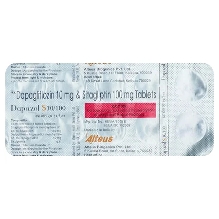 Dapazol S 10 mg/100 mg Tablet 10's